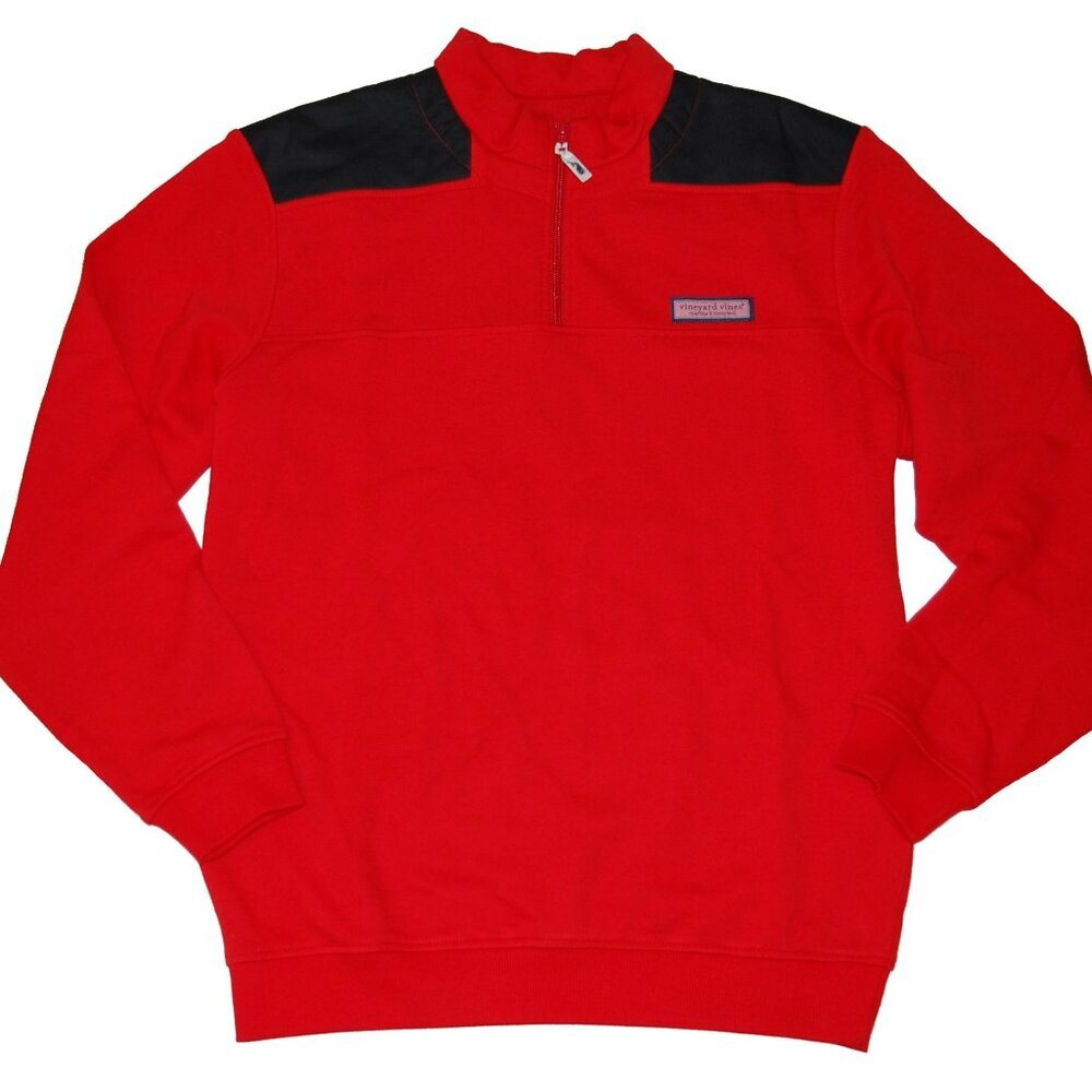 NWT Vineyard Vines Men's Shep Half Zip Pullover Jacket Medium M